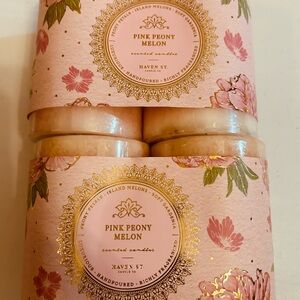 Pink Peony Melon Wax Melts - Pink